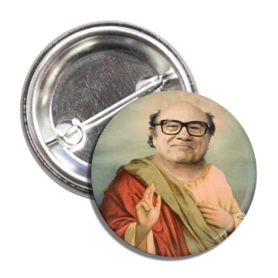 Saint Danny DeVito Button - True Jersey