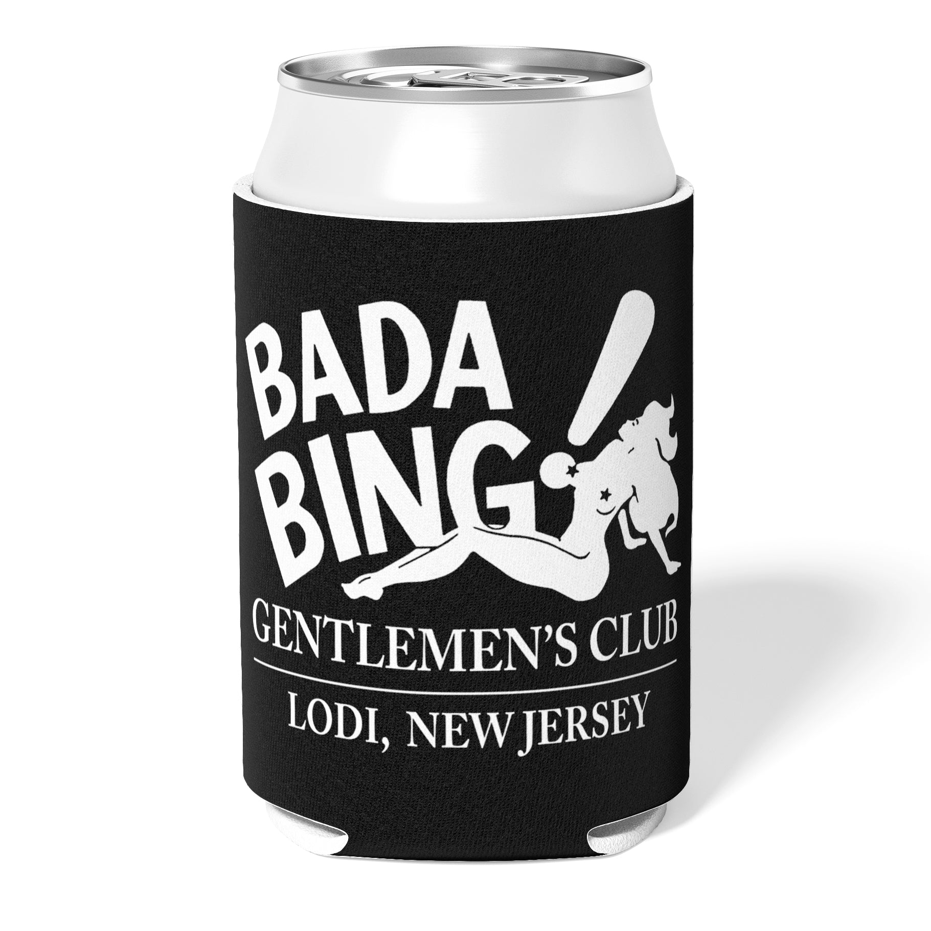 Bada Bing Gentlemen's Club Can Cooler - Shady Front