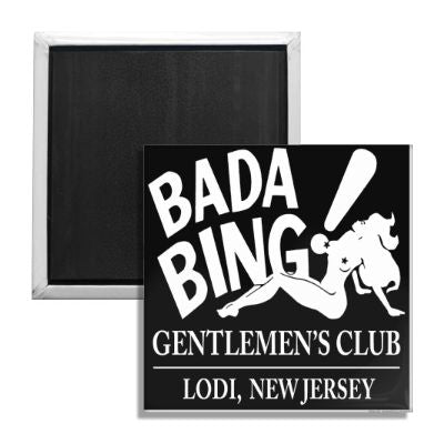 Bada Bing Gentlemen's Club Fridge Magnet - Shady Front
