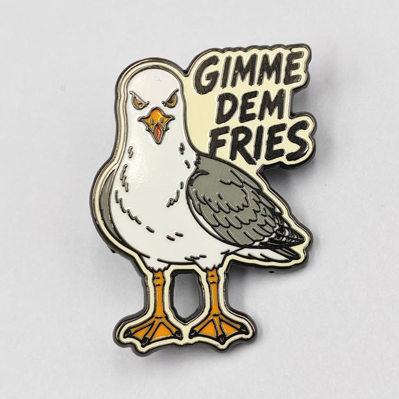 Gimme Dem Fries Enamel Pin - True Jersey