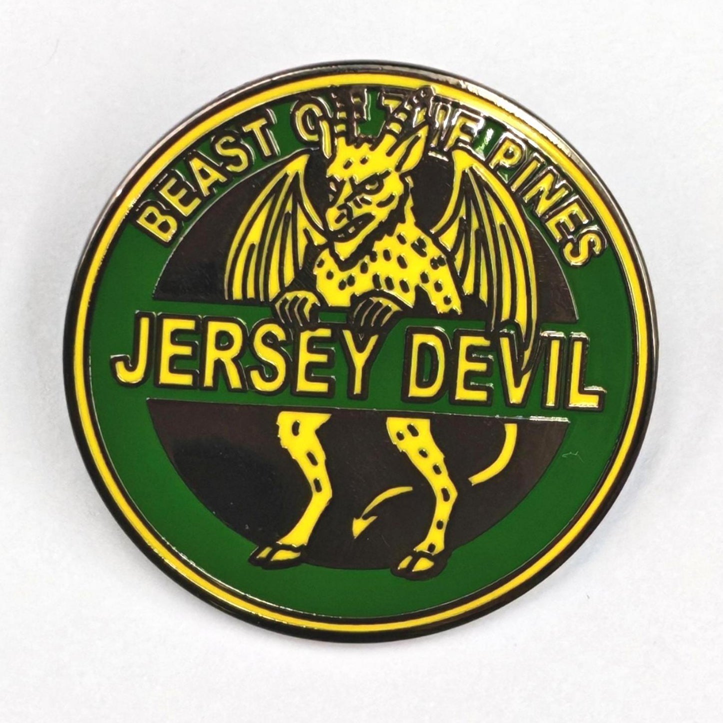 Jersey Devil Highway Sign Enamel Pin - The Original Underground