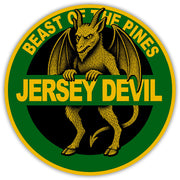 Jersey Devil Highway Sign Sticker - True Jersey