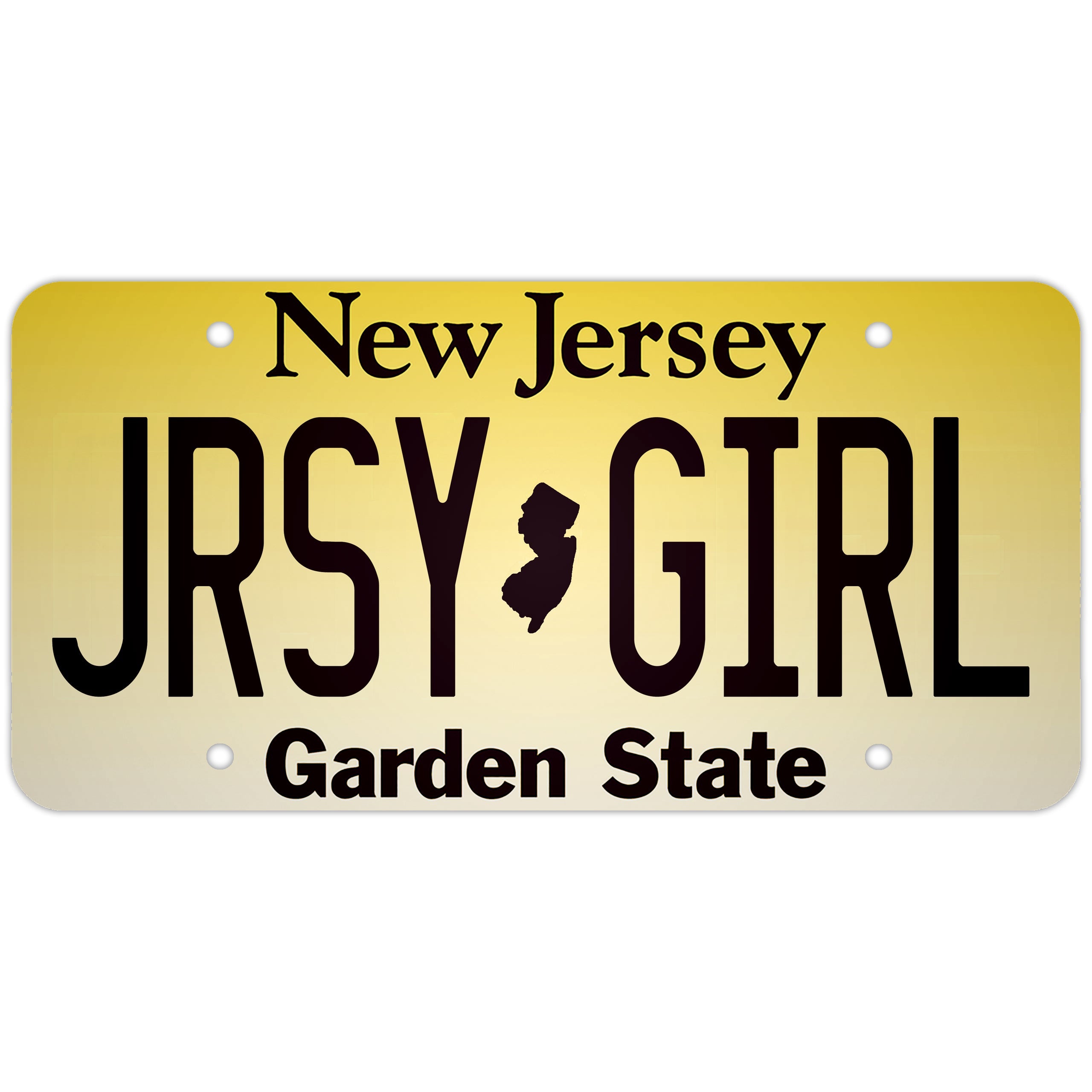 Jersey Girl Decorative License Plate - Shady Front