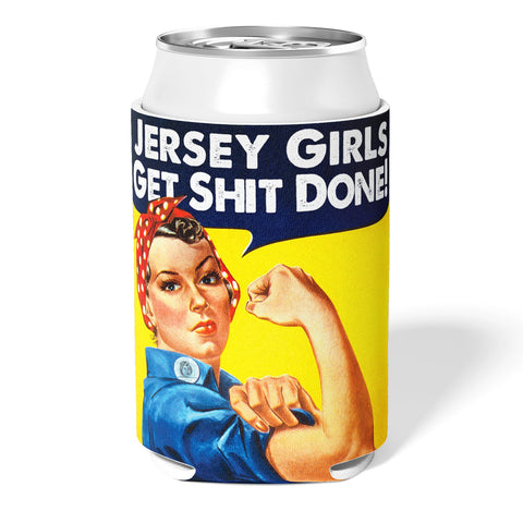 Jersey Girls Get Sh-t Done Can Cooler - True Jersey