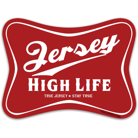 Jersey High Life Sticker - True Jersey