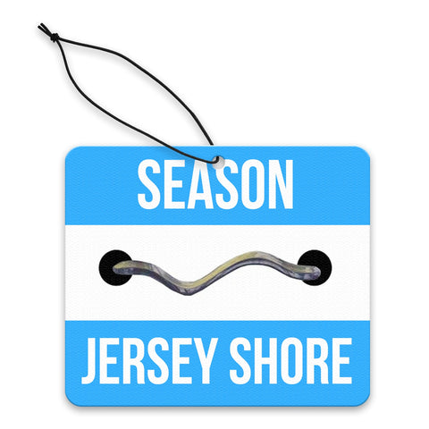 Jersey Shore Season Beach Badge Air Freshener
