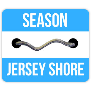 Jersey Shore Season Beach Badge Car Magnet - Shady Front