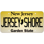 Jersey Shore Decorative  License Plate - Shady Front