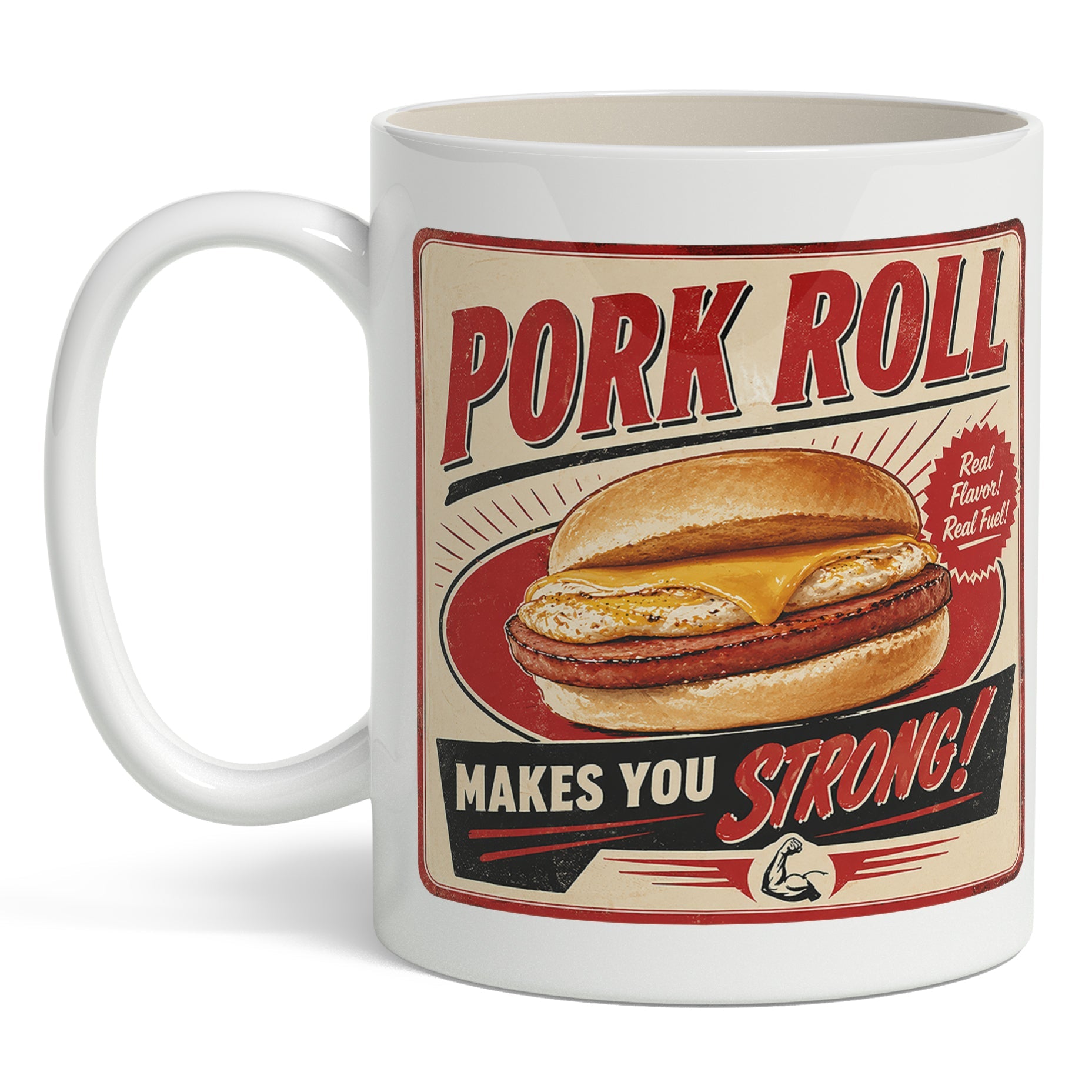 Pork Roll Makes You Strong Mug