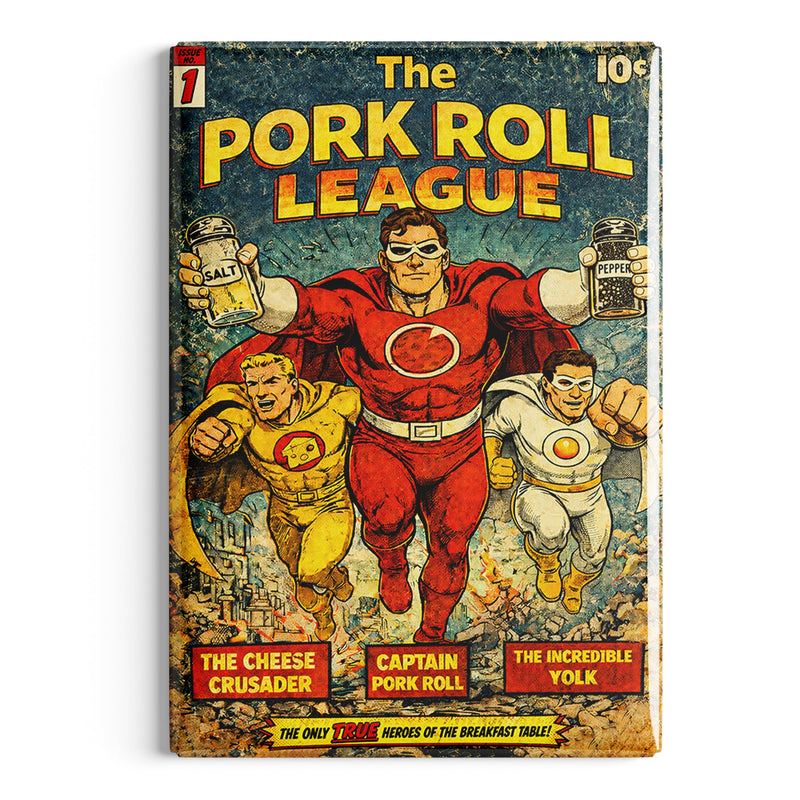 Imán de nevera de la Pork Roll League - True Jersey