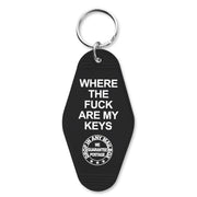 Where the F--k Are My Keys Room Keychain - True Jersey