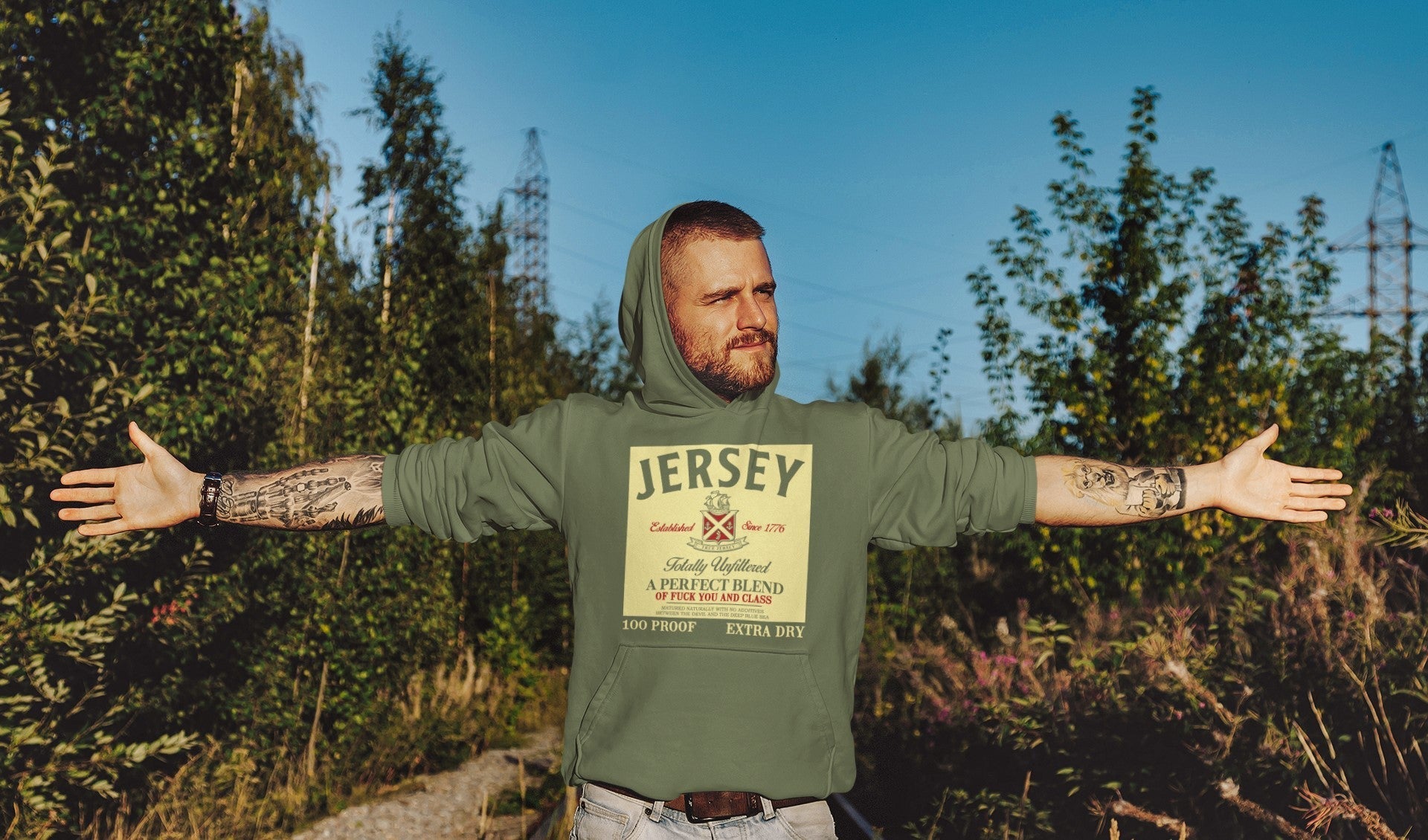 Perfect Blend Hoodie - Shady Front