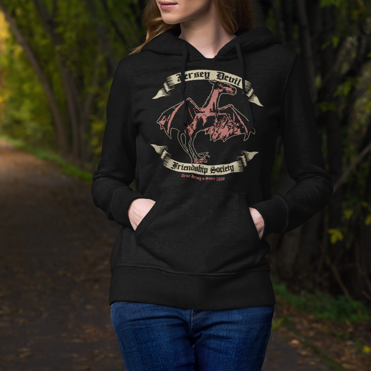 Jersey Devil Friendship Society Hoodie - Shady Front