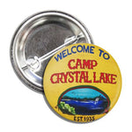 Camp Crystal Lake Button - Shady Front