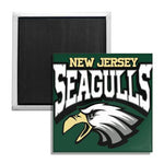 New Jersey Seagulls Fridge Magnet