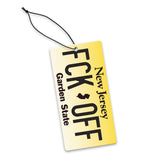 License Plate "FCK-OFF" Air Freshener - True Jersey