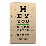 Eye Test Chart Card - True Jersey