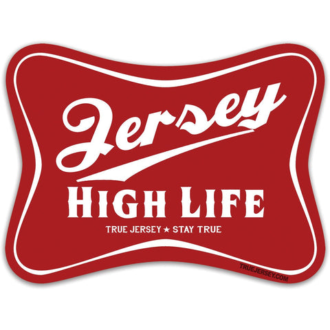 Jersey High Life Car Magnet - True Jersey