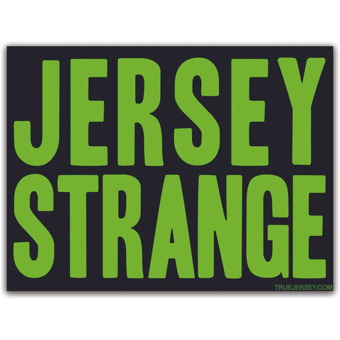 Jersey Strange Sticker - True Jersey