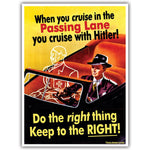 Keep to the Right Car Magnet - True Jersey