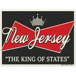 King of States Sticker - True Jersey