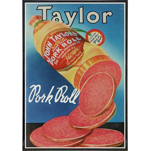 Vintage Taylor Pork Roll Ad Print - True Jersey